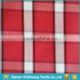High Grade Woven 100 Cotton Yarn Dyed Red Plaid Fabric to Make Shirt thumbnail-3