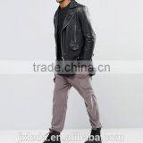 Men Fashion Plain Crew Neck Curved Front Hem Super Oversized Black Tee Shirts / T-shirt Custom thumbnail-4