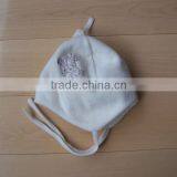 Windproof Striped Promotional Winter Polar Fleece Knitted Kids Hat thumbnail-3