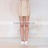 MGOO 2016 Fashion Design Custom Slinky Skirt For Women Work Office High Waist Zip Up Skirts 15144A552 thumbnail-5