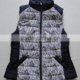 Women Microfiber Printed Padded Vest thumbnail-1