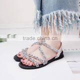 Zm50122b Europe Summer Women Shoes Joker Lady Fashion Sandal thumbnail-3