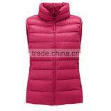 2015 New Design Woman Sleeveless Down With Stand-up Collar Vest thumbnail-2