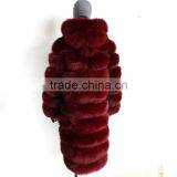 Myfur European Style Top Selling Real Fox Fur Products Cheap Women Knee Length Winter Coat thumbnail-4