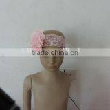 Baby Lace Tulle Headband Cotton Flower Elastic Craft Floral Kids Hairband 2016 Wholesale thumbnail-4