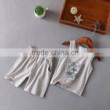 Wholesale Summer Cotton Printing Kids t Shirt With Pants Set thumbnail-4