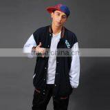 Customize Custom Made Mens Winter American Cheap Varsity Baseball High School Uniforms College Bomber Hip Hop Embroidery Jacket thumbnail-2