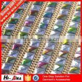 Hi-ana Trim1 One to One Order Fashion Decorative Rhinestone Fabric Trim thumbnail-2
