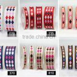 Hi-ana Ribbon 193 Lattice Printed Ribbon Princess Grosgrain Ribbon Printed Grosgrain Ribbon thumbnail-3