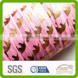 Good Stretch Fold Over Metallic Foil Print Elastic thumbnail-3