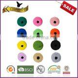 Charmkey High Quanlity Natural Hand Knitting Yarn 100% Cotton Yarn Textured Yarn thumbnail-4