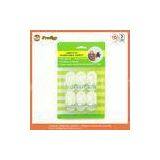 Customized White Self-Adhesive Removable Plastic Wall Towel Hooks 33 * 25 MM thumbnail-1