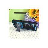Blue Waterproof Iphone 5 Protective Cases, Apple Iphone Hard Cover Case With Stand
