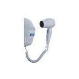 Portable Commercial Wall Mounted Hair Dryers Lightweight White Color