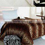 Polyester Animal Print Baby Blanket Sapin Flannel Fleece Blankets