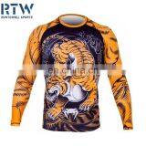 Popular Fitness Blank Compression Jersey for Men