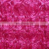 Most New Design Black Satin Rosette Wedding Table Skirt thumbnail-5