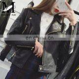 Hot Selling Motocycle Jackets Cool Zipper Leather Jackets Leather Jacket for Women 2016
