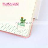 China Stationery Market Cheap Custom Cute Cactus Design Paper Notebooks Writing Pads With Company Logo thumbnail-4