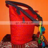 Royal Indian Traditional Design Handmade Cotton Bag thumbnail-4
