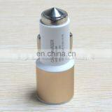 Universal Dual USB 2 Port Car Charger and Safety Hammer Charger 5V 2A thumbnail-5