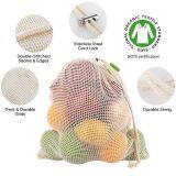 GOTS Organic Cotton Produce Bags | Mesh Shopping Bag | Organic Fruit Bag | Zero Waste Gifts, Grocery Bag, Plastic Free, Eco Friendly thumbnail-2