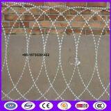 Hot Dip Galvanized BTO 10 Flat Wrap Razor Wire On Fence Top thumbnail-3