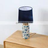 China Style Blue and White Flower Pattern Desk Lighting Hotel Porcelain Classic Bedside Lamps for Table thumbnail-4