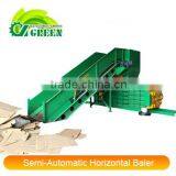 Newly Sold Product Automatic Horizontal Hydraulic Cardboard Plastic Baling Machine