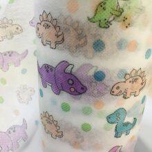 Children's Supply of Cartoon Printed Non-woven Fabric Customized Spunbonded Non-woven Fabric Printed Disposable Mask Prints thumbnail-1