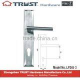 China Solid 304 Stainless Steel Lever Door Lock Plate thumbnail-1