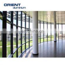 Outdoor Powder Coated Aluminum Glass Facade Panel Profiles for Sale thumbnail-1