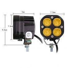 Others Car Work Light Accessories 4x4 Off Road Spot Light Pod 40W Amber LED Cubes 3 Inch Yellow Fog Lights For Truck UTV ATV thumbnail-3