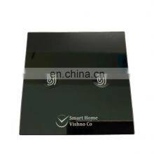 Ceramic Fritted Screen Printing Glass for Smart Home Appliances Glass Panel With Concave Point