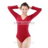 (2154) Long Sleeve Gymnastics Leotards, Wholesale Gymnastics Leotards thumbnail-2
