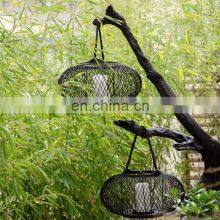 Hot Large Big Round Black Bamboo Lantern Centerpiece Candle Holder in Bulk European Style Vietnam Supplier thumbnail-2