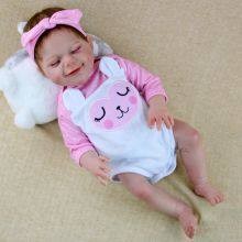 45CM Simulation Baby Reborn Doll Full Body Soft Enamel Doll, Amazon Special thumbnail-4