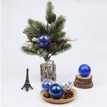 Wholesale Custom Design Handmade Decorative Christmas Tree Ornament Hanging Glass Ball 8 10 mm thumbnail-5