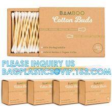Paper Bamboo Stick Cotton Ear Swab / Bud With Different Size, Wholesale q Tips Skin Care Ear Cleaning Disposable Bamboo Stick Cotton Buds Cotton Swabs Package Wooden