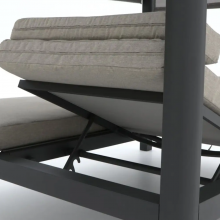 Aluminum Sun Lounger Pergola Daybed thumbnail-3