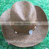 Foldable Wholesale Custom Promotional Straw Summer Sun Panama Hat thumbnail-1