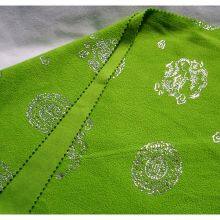100% Polyester Micro-fiber Polar Fleece Fabric Solid Dyed