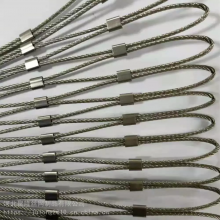 Stainless Steel Inox Cable Wire Rope Mesh Flexible Metal Strong Aviary Mesh for Zoo Cage Fence Bird Net thumbnail-3