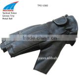 Half Finger Tactical Police Gloves, Leather Police Gloves
