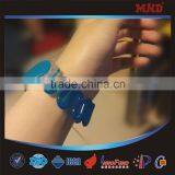 MDW13 High Quality Custom Debossed RFID Silicone Wristband With Color Filled