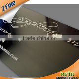 New crafts anti-golden brushed metal business cards blank business cards wholesale in China