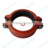 Ductile Iron Grooved Pipe Fittings Coupling Red