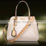 Fashion Snake Skin Pattern Ladies' Leather Handbag at Low Price thumbnail-1