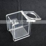 Custom Printed Acrylic Lucite Bathroom Accessory Tissue Box Hinged Top 6.75" Tall x 5.5" Wide or Customized thumbnail-3