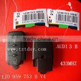 Tongda Top Quality Key Remote 3 Button Remote Key( 1JO 959 753b) V4 433MHZ for Au-di thumbnail-1